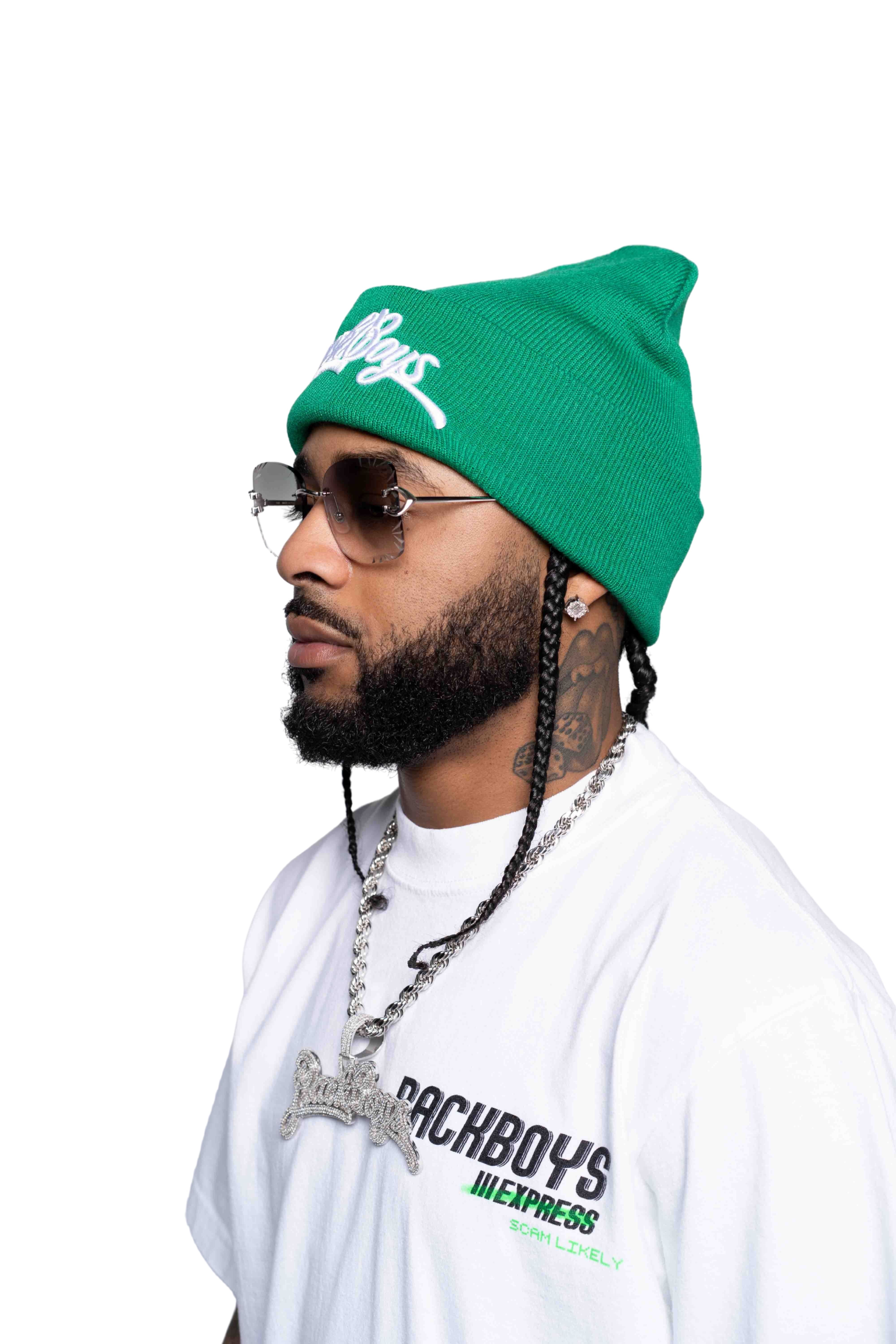Rackboys Signature Beanie - Green